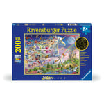 Ravensburger Glänsande fjäril enhörning pussel