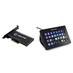 Elgato 4K60 Pro MK.2, Internal Capture Card & Stream Deck XL – Advanced Studio Controller, 32 macro keys, trigger actions in apps and software like OBS, works with Mac and PC