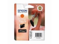Epson T0879 - 11.4 ml - orange - original - blister - bläckpatron - för Stylus Photo R1900