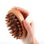 Body  Cellulite Brush Soothing Wooden Essential Oil Spa-Air Cushion MeridiaU6