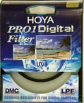 Genuine UK Stock Hoya Pro1 Digital 52mm 52 mm DMC Digital Multi Coated UV Filter