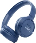 JBL Tune 510BT trådlösa on-ear hörlurar (blå) - fyndvara