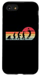 Coque pour iPhone SE (2020) / 7 / 8 Volley-ball rétro Evolution Sports, joueuse de volley-ball pour filles