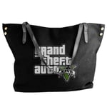 GTA V Grand Theft Auto Five Logo Drawstring Bag Backpack Gym Dance Bag Backpack for Hiking Beach Travel Bags 12.9x18 inch