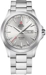 Swiss Military by Chrono SMP36040.02 Classic Silverfärgad/Stål Ø42 mm