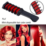 Mini Hair Dye Comb Color Chalk Styling 1pc Red