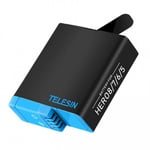 Telesin Batteri till GoPro Hero8/7/6/5 Black - ersätter AJBAT-001 - 1220mAh