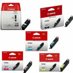 Genuine Canon 5x PGI-550 CLI-551 Ink Cartridge CMYK Set for Pixma iP8750 MG5550