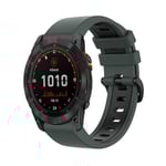 Garmin Tactix 7 Tvåfärgat Klockarmband i Silikon - Svart / Grön