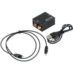 Digital SPDIF Optical Numérique Toslink Coax Pour Analogique L / R Câble RCA Audio Converter
