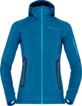 Norrøna Norrøna Women's Falketind Power Grid Hood Mykonos Blue XS, Mykonos Blue