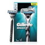 Gillette Mach 3 Razor Handle + 1 Shaving Blade Head
