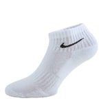 Nike SX7669-100 Everyday Cushioned Socks Men's WHITE/BLACK Size M