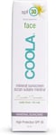 Coola SPF 30 Mineral Face Sun Cream, 70 Percent + Organic Daily SPF Face Moistur