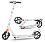 Folding Scooter Bike Big Wheel Scooter W/ Suspension Adult Commuter With Grips B