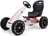 Milly Mally Milly Mally Abarth White Pedal Gokart