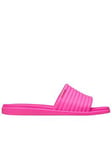 Crocs Miami Slide - Pink, Pink, Size 5, Women