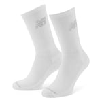 New Balance - White Sport Socks, Cushioned, 6 Pack (Small)