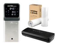 iVide® Plus Jnr WIFI Sous Vide Stav (IPX7-Vattentät) + iVide Plus Vakuumförpackare