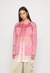 WOMENS NIKE JORDAN WINDBREAKER JACKET SIZE L (CU6319 680) PINK OMBRE