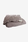Lovely Linen - Påslakan Misty i tvättat lin - Grå