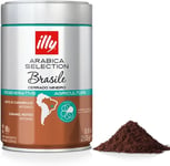 6 Jars of Illy Ground Coffee 250 G Arabica Selection Brazil Cerrado Mineiro Cert
