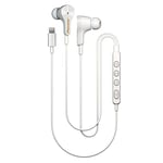 Pioneer Rayz Smart Noise Cancellation Headphones In Ear Earbuds, iPhone Compatible, Lightning, Ice