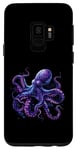 Coque pour Galaxy S9 Pieuvre mystique art abstrait tentacules idée créative