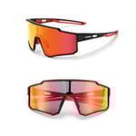 ROCKBROS Lunette de Cyclisme Polarisées Homme Femme, Lunette VTT Vélo Protection UV400 TR90, Lunette de Sport pour VTT Course Golf Pêche Randonnée Conduite Sport Plein Air Noir