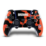 OFFICIAL NFL CLEVELAND BROWNS VINYL SKIN FOR SONY PS5 DUALSENSE EDGE CONTROLLER