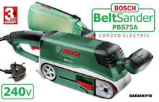 Bosch PBS 75 PBS75A Corded 240V BELT SANDER 06032A1070 3165140633178 ZTD