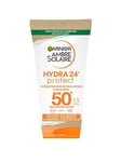 Garnier Ambre Solaire SPF 50+ Hydra 24 Hour Protect Hydrating Sun Cream Lotion - 50ml, One Colour, Women