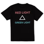 Squid Game RED LIGHT GREEN LIGHT Men's T-Shirt - Black - L - Black