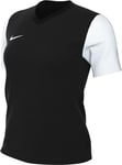 NIKE DH8233-010 W NK DF TIEMPO PREM II JSY SS T-shirt Women's BLACK/WHITE/WHITE Size XS