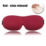 Travel Sleep Eyeshade Shading Eye Mask Eyepatch 05 Red