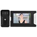 7inch Wired Color Video Intercom Doorbell Night Rain Proof Door Bell GHB