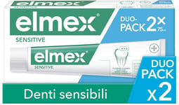 Elmex Sensitive Toothpaste - Triple Action for Sensitive Teeth 75ml (2 Pack)