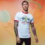 Rick and Morty Get Schwifty Pickle Rick Vintage Japanese Ringer - White/Red - S