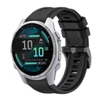 Garmin Fenix 8 AMOLED 43mm Klockarmband i silikon - Svart