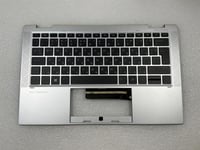 For HP EliteBook x360 1030 G8 M45821-261 Bulgarian Palmrest Keyboard Top Cover