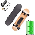 Outdoors Electric Skateboard Long Board with Remote Control, Remote Control Skateboard Toy, Electric Power Board High-Speed 7-Layer Maple Electric Long Board Best Gift for Adults Sports (Color : 2)