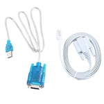RJ45  Cable Serial Cable Rj45 to DB9 and RS232 to USB (2 in 1) CAT56141