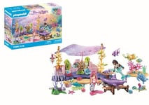 Playmobil 71499 Princess Magic: Mermaid Sealife Care, magical underwater world, sea animals, including care station, fun imaginative role-play, detailed play sets suitable for children ages 4+