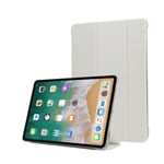 Apple Ipad Pro 11 Inch (2018) Tri-fold Leather Flip Case - White