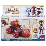 Figurine avec véhicule Spidey And His Amazing Friends Roto et Miles