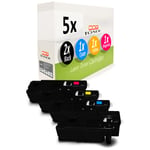 5x Toner for Xerox WC-6027 WC-6025 Workcentre 6025 6027 Phaser 6022 6020-BI
