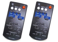 2 x New Replacement Soundbar Remote For Yamaha FSR62 ZC94940 YAS-201 YAS-CU201