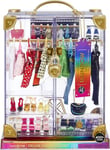 Rainbow High Deluxe Fashion Closet Playset â€“ 400+ Fashion Combinations! Portable Clear Acrylic Toy Closet - 31+ Fashion Forward Pieces And Doll Clothing, Accessories And Storage. For Kids 6-12 Years