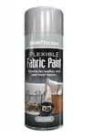 Silver Fabric Aerosol Spray Paint All-Purpose Flexible Wood Metal Spray 200ml