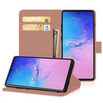 DN-Alive Galaxy S10 Lite Case Cover, For Samsung Galaxy S10 Lite Pu Leather [Wallet] [ID Holder] [Flip Case] [Leather Case] [Card Slot] [Book] [Folio] Case (ROSE GOLD)